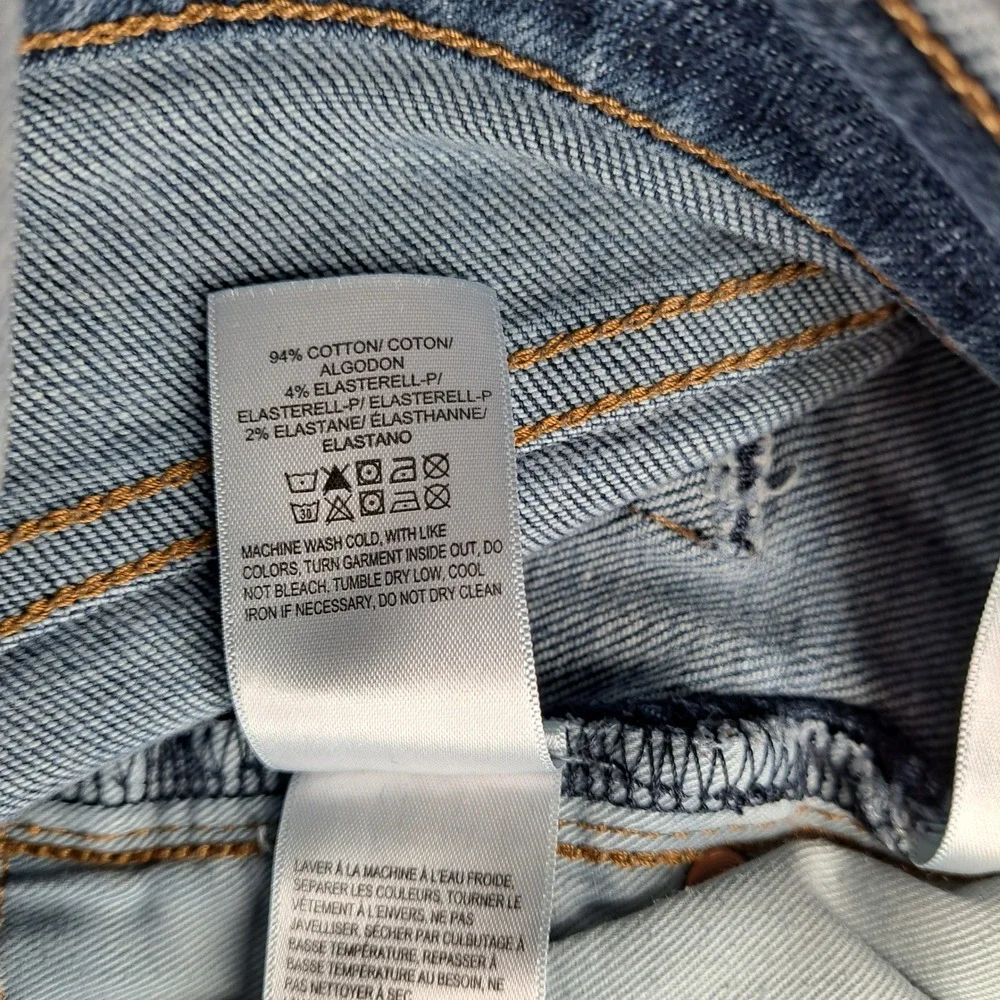Lucky Brand 121 Slim Straight Mens W33 L30 Blue Denim Jeans Casual Workwear Core